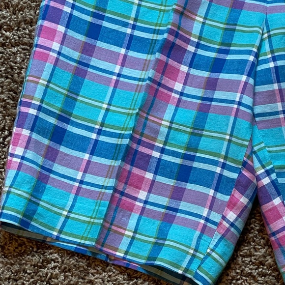 Reduced! Talbots Perfect Bermuda Shorts in Colorful Plaid - Picture 5 of 9